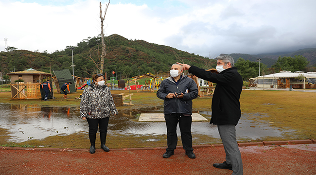 MARMARİS BELEDİYESİ'NİN FIRTINA MESAİSİ