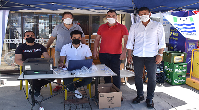 Foça Belediyesi'nden HES kodlu anahtarlık hediyesi…