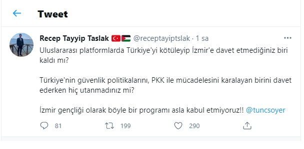 AK PARTİ İZMİR'DEN SOYER'E ÇAĞRI