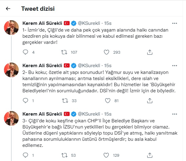 Sürekli'nin gündeminde Koku problemi vardı