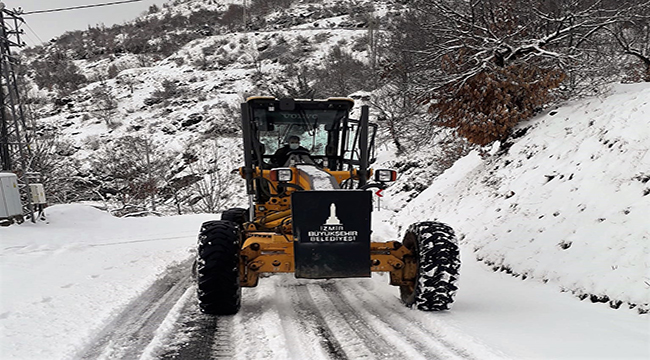 Ödemiş Belediyesi'nden kış teyakkuzu
