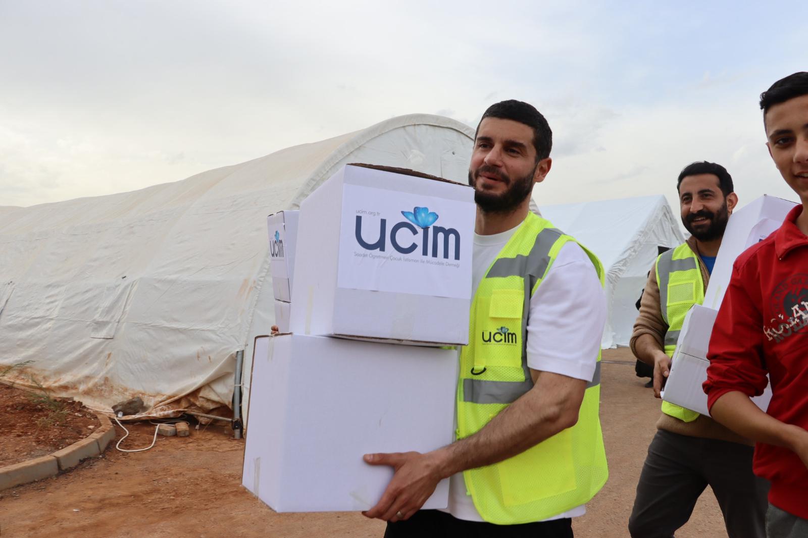 UCİM, Gaziantep’te 3 bin 500 depremzede ile buluştu