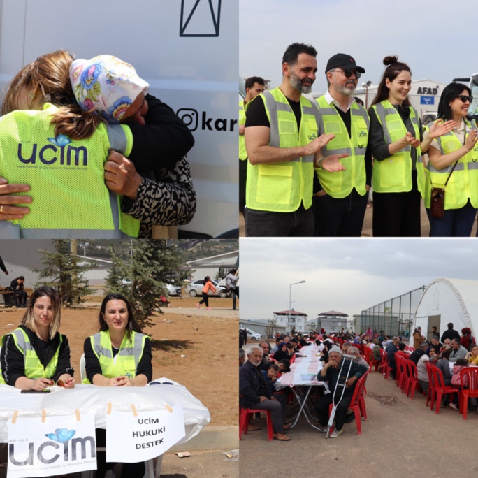 UCİM, Gaziantep’te 3 bin 500 depremzede ile buluştu