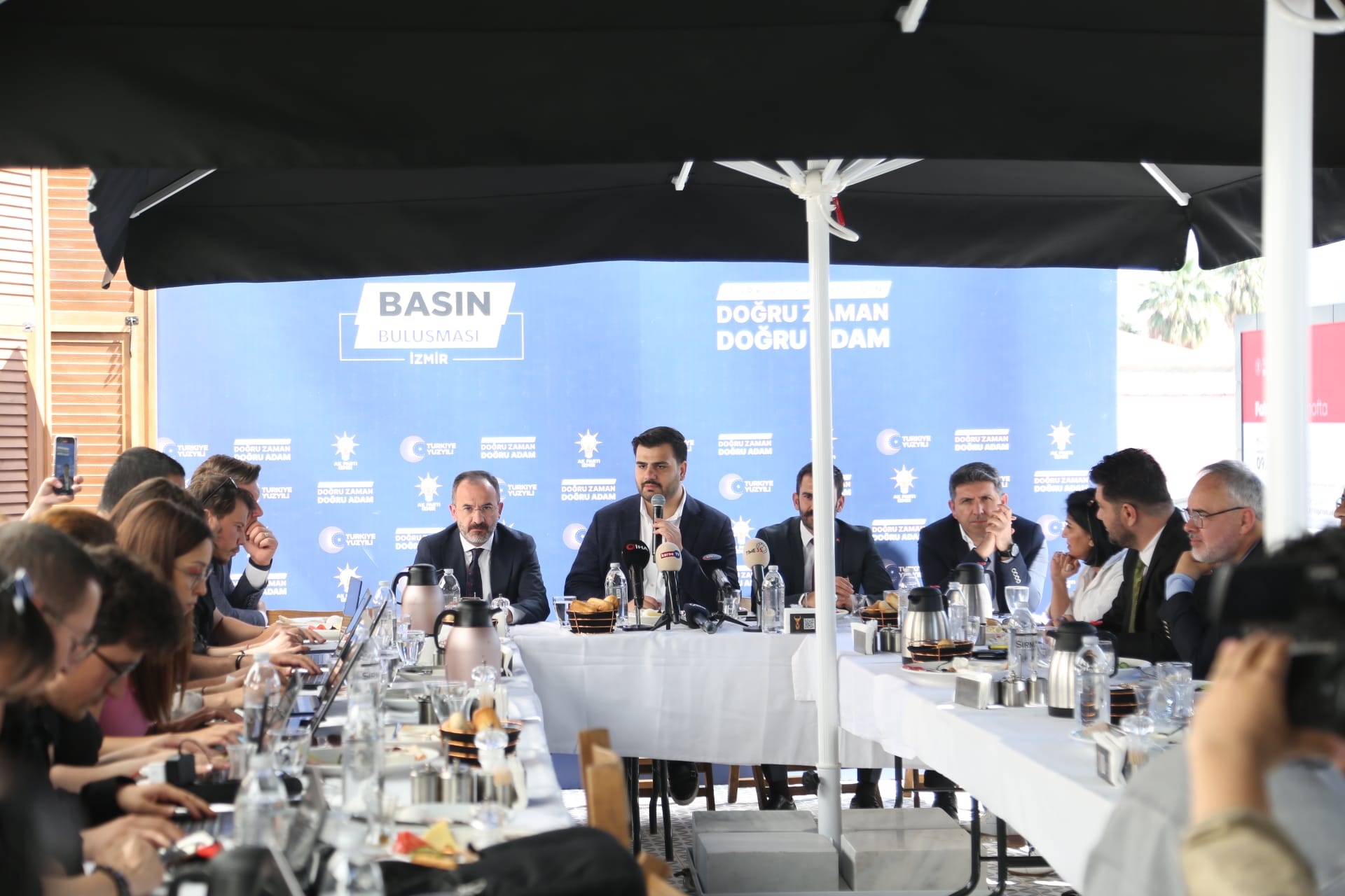 Milletvekili Adayı İnan, basın mensuplarıyla bir araya geldi