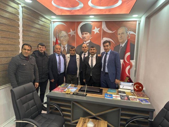MHP Büyükşehir Belediye Başkan aday adayı Kishalı teşkilat ziyaretlerine devam ediyor