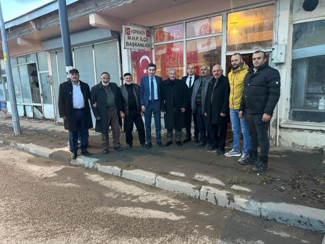 MHP Büyükşehir Belediye Başkan aday adayı Kishalı teşkilat ziyaretlerine devam ediyor