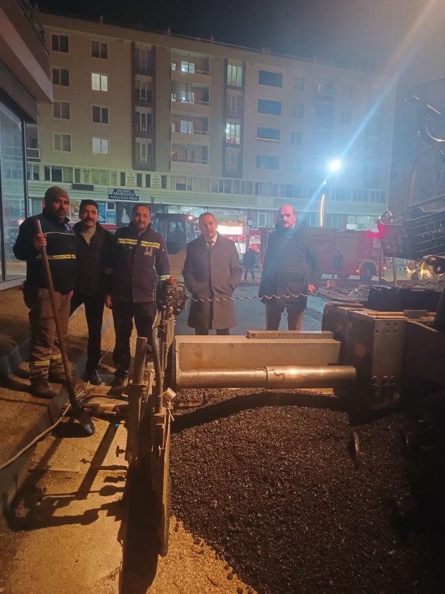 Aşkale Belediyesi'nden Asfalt mesaisi