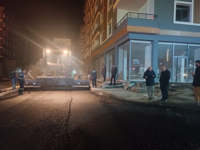 Aşkale Belediyesi'nden Asfalt mesaisi