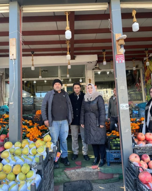 AK Parti Aziziye Belediye Başkan aday adayı Sibel Mutlu durmak bilmiyor