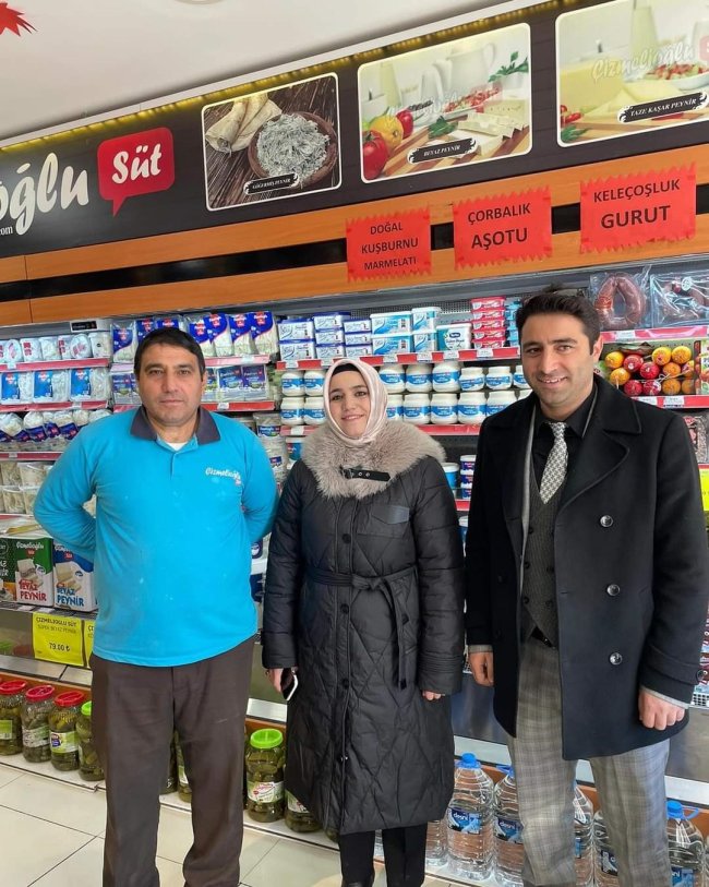 AK Parti Aziziye Belediye Başkan aday adayı Sibel Mutlu durmak bilmiyor