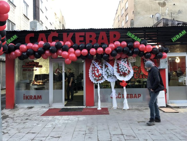Erzurum'da İkram Cağ Kebap Salonu hizmete açıldı