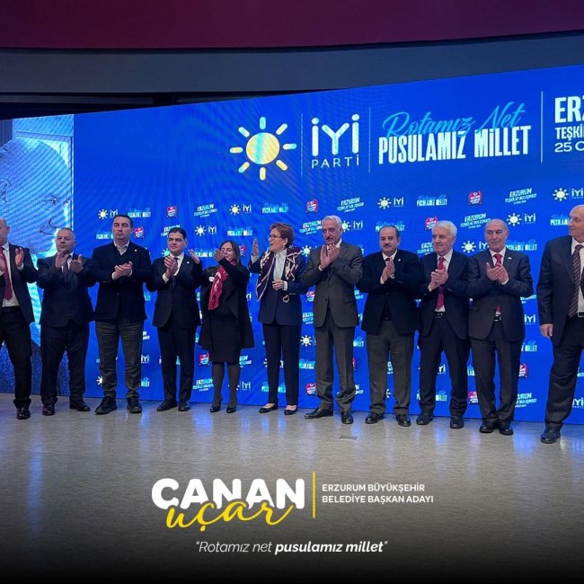 Akşener Erzurumdaydı