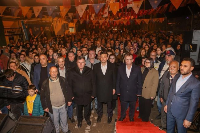 Cumhur İttifakı Bergama ve Kınık'ta DAĞ gibi omuz omuza