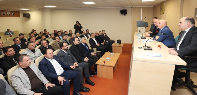 BAŞKAN SEKMEN ETSO'DA İŞ DÜNYASI İLE BULUŞTU