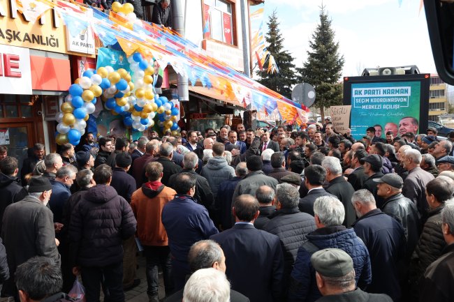 BAŞKAN SEKMEN’E NARMAN’DA COŞKULU KARŞILAMA