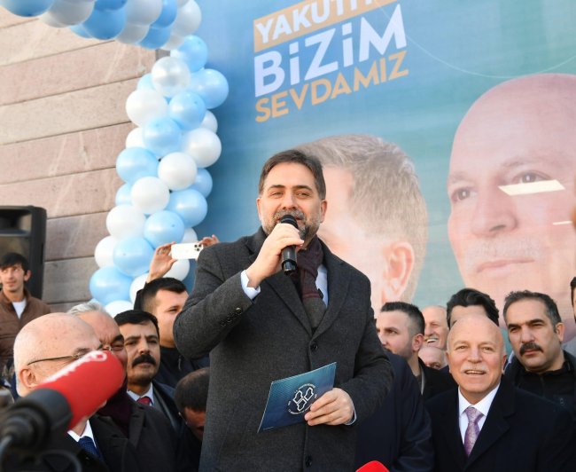 YAKUTİYE'DE SKM AÇILIŞI MİTİNGE DÖNÜŞTÜ