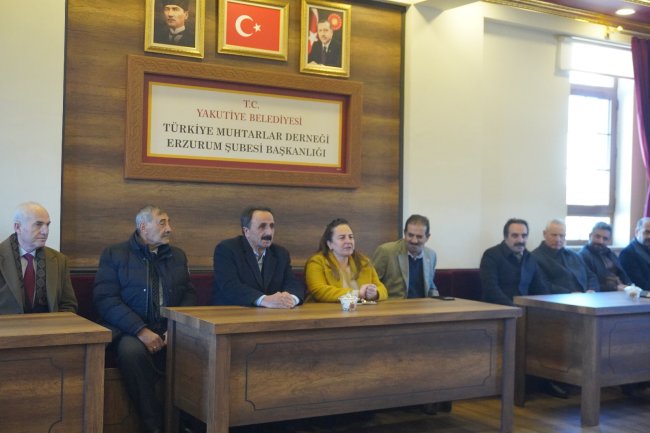 Uçar'dan Türkiye Muhtarlar Derneği Erzurum Şubesine ziyaret