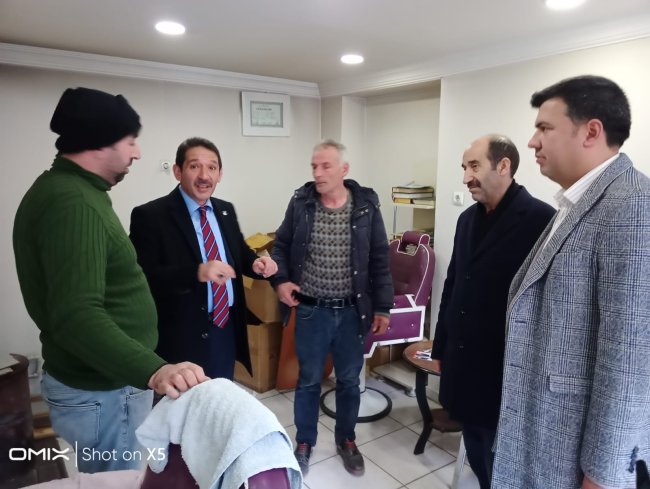 YRP'li Kocaman'dan esnaf ziyareti