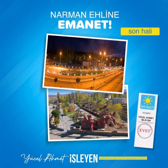 İşleyen 2000'li yıllardan günümüze kazandırdığı hizmetlerden bahsetti