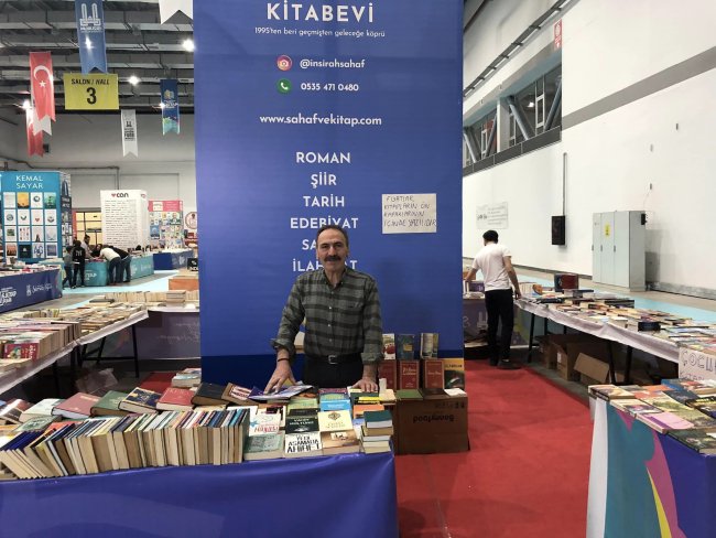 İnşirah Sahaf ve Kitabevi Fuar'da yerini aldı