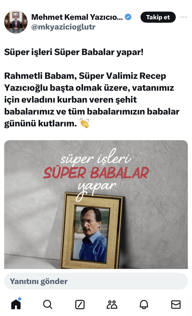 Yazıcıoğlu'ndan duygulandıran paylaşım