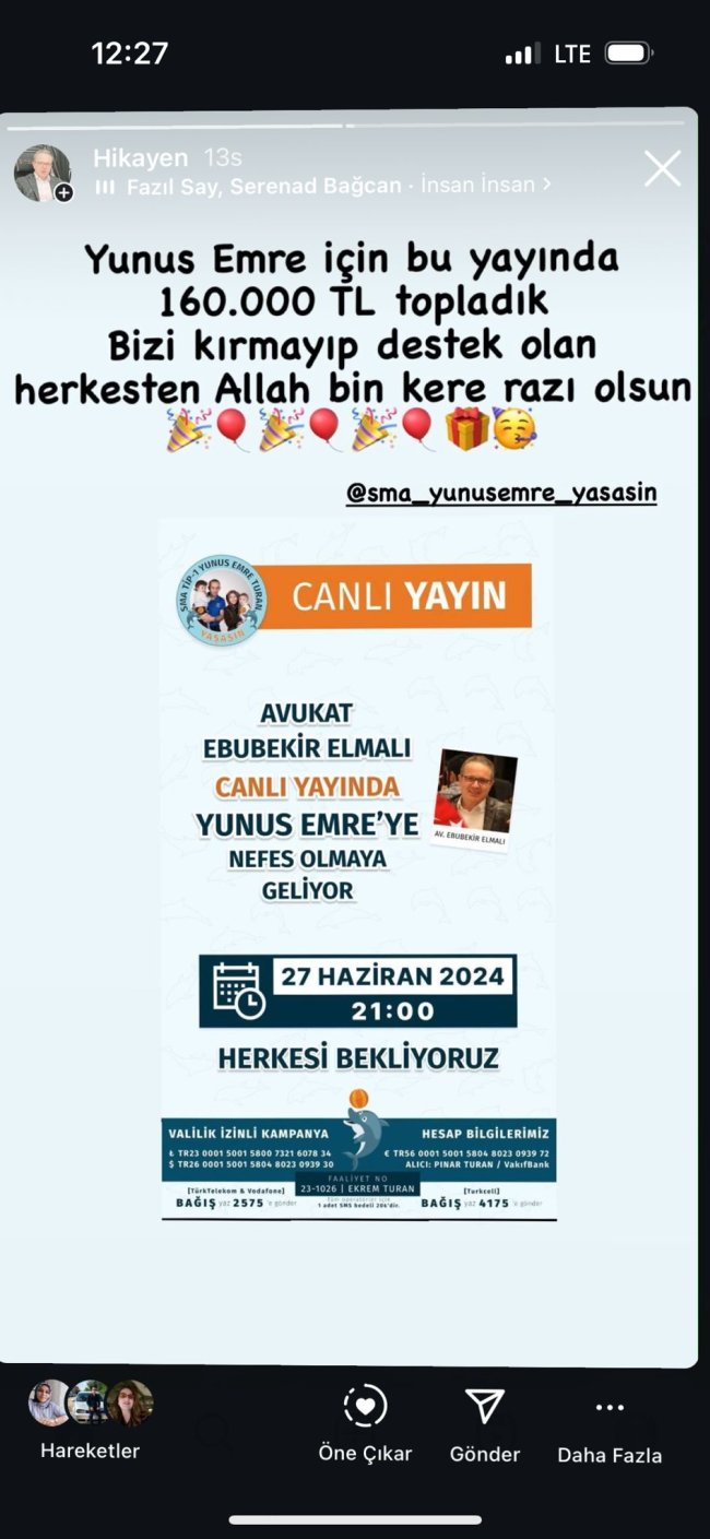 Hukukçu Ebubekir Elmalı’dan SMA Hastası Yunusemre İçin Büyük Destek