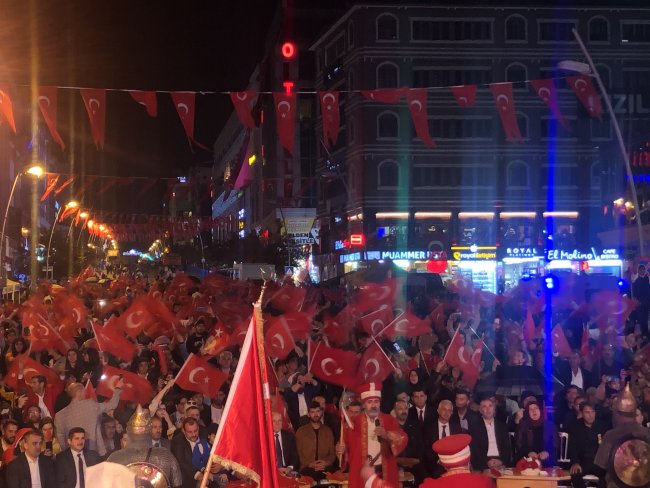 15 Temmuz Demokrasi ve Milli İrade Günü Erzurum'da Coşkuyla Anıldı