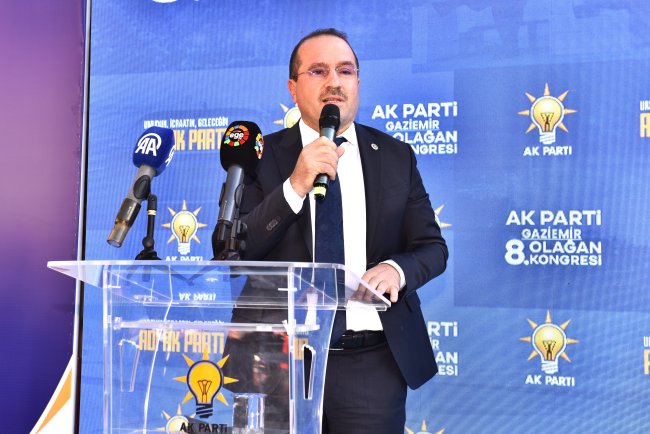 AK Parti Gaziemir İlçe Kongresi'nde AK Parti'den art arda mesajlar!