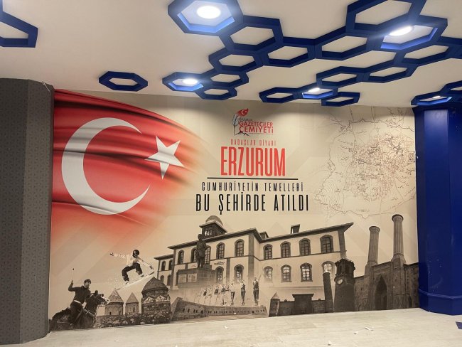 Erzurum Gazeteciler Cemiyeti yeni binasına kavuşmak için artık gün sayıyor