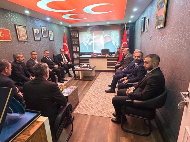 Kaymakam Tuncay Kaldırım'dan MHP Yakutiye İlçe Başkanlığı'na Ziyaret