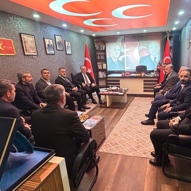 Kaymakam Tuncay Kaldırım'dan MHP Yakutiye İlçe Başkanlığı'na Ziyaret