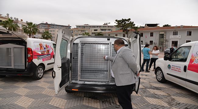 Menemen Belediyesi'nden Sokak Canları Koruma Aracı