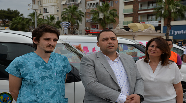 Menemen Belediyesi'nden Sokak Canları Koruma Aracı
