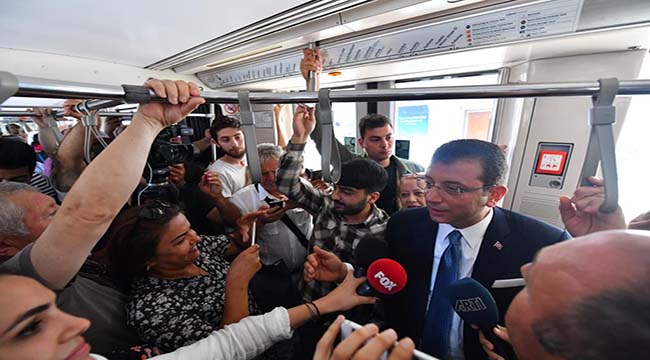 Tramvay İBB Başkanı gördü!