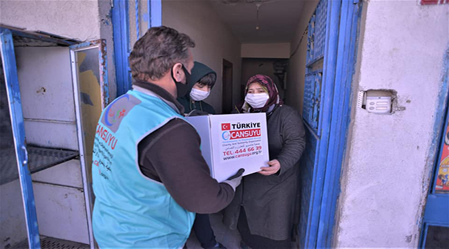 CANSUYU "EVİNİZE SAĞLIK" PROJESİ İLE ON BİNLERCE AİLEYE ULAŞTI