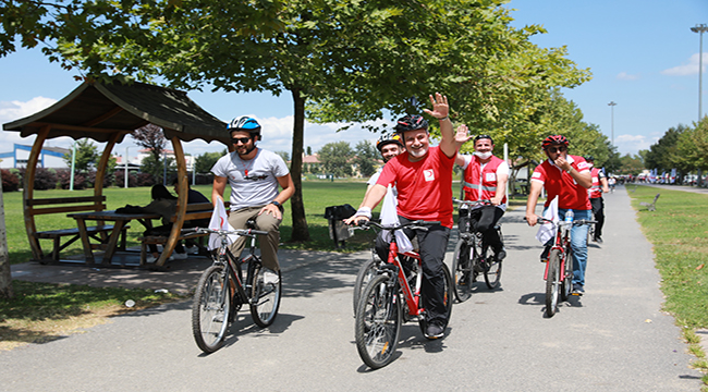 Felaketin yıldönümünde bilinçli toplum için pedal çevirdiler