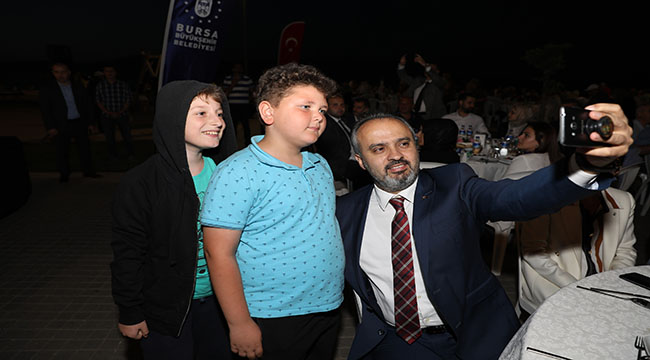 Mudanya'da denize nazır iftar