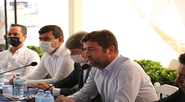 BAŞKAN ARAS DENİZCİLERLE BİR ARAYA GELDİ