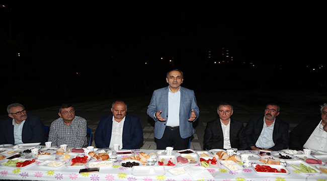 Başkan Baltacı Sahur programına katıldı