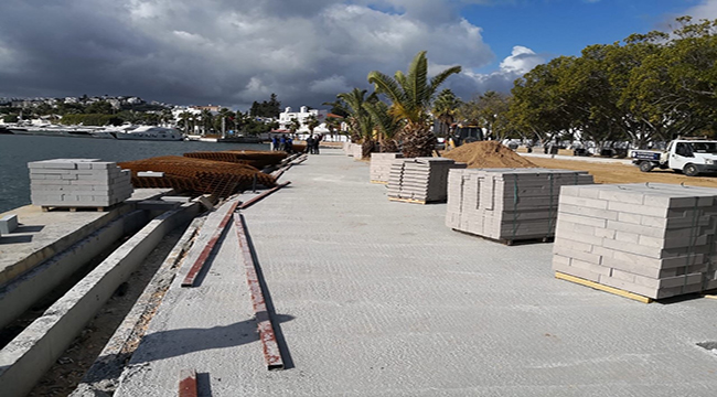 Bodrum Limanı'nda çalışmalar devam ediyor