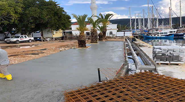 Bodrum Limanı'nda çalışmalar devam ediyor