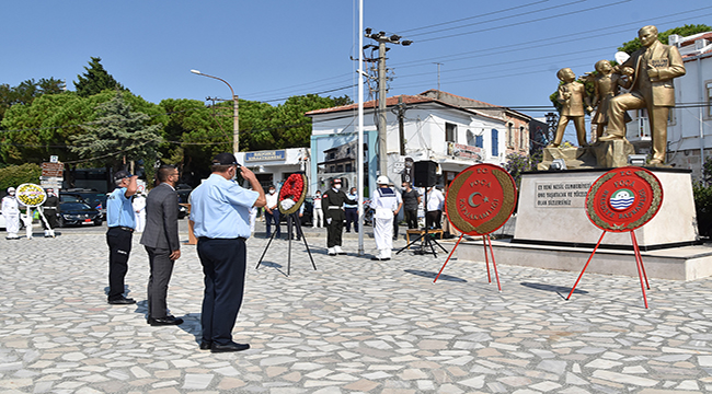 FOÇA’DA GAZİLER GÜNÜ TÖRENİ