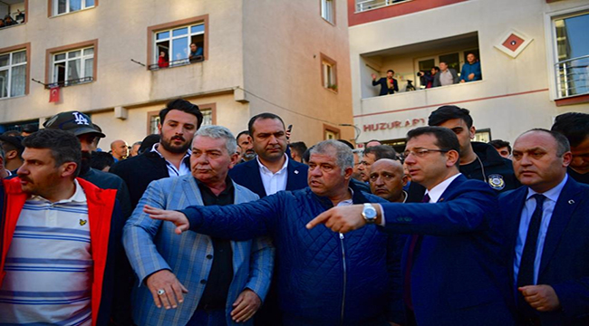 İmamoğlu Kağıthanede bina çöken bölgede incelemelerde bulundu