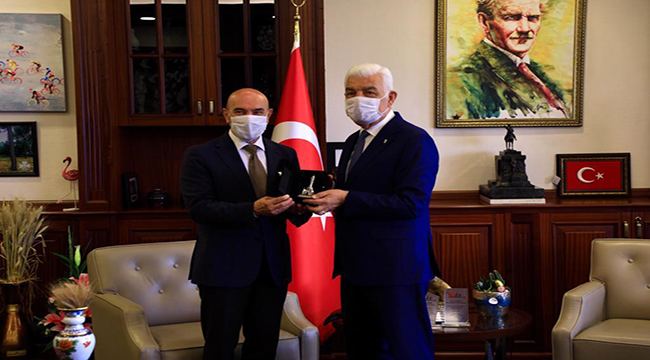 Muğla ve İzmir Büyükşehir Belediye Başkanları Bir Araya Geldi