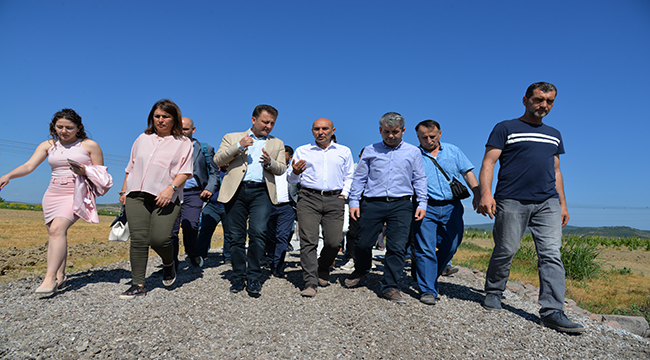 Soyer'den Aksoy'a Tarım projelerine destek için ilk adım