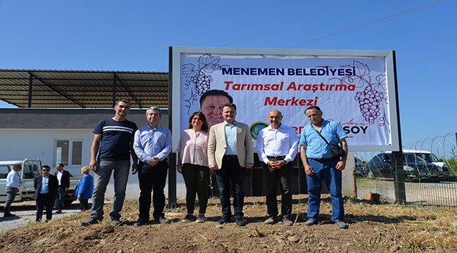 Soyer'den Aksoy'a Tarım projelerine destek için ilk adım