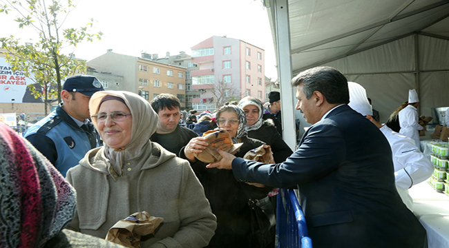 Festival'de renkli görüntüler oluştu