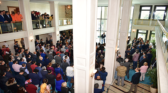 Bizim Belediye bünyesinde çalışan hiç bir bireyle sıkıntımız olmaz