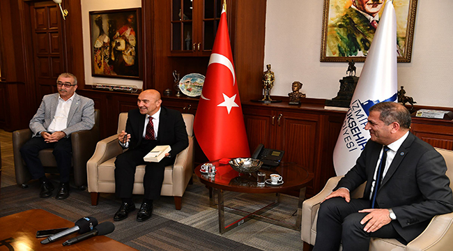 İYİ Parti İzmir İl Başkanı Hüsmen Kırkpınar, Başkan Soyer’i ziyaret etti