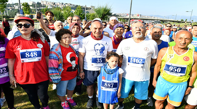 Binlerce genç yürek "19 Mayıs" için koştu